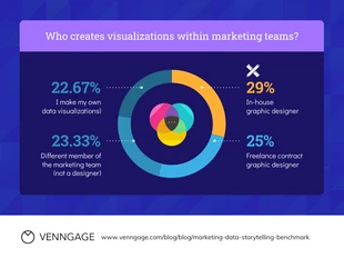 premium  Template: Marketing Visualization Pie Chart Template