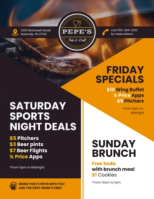 premium  Template: Weekend Promotional Flyer Template