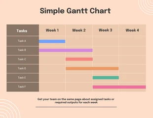 business  Template: Blue Gantt Chart Template