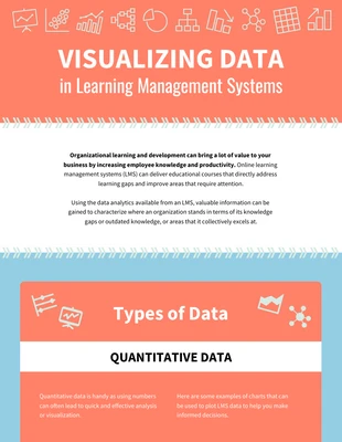 premium  Template: Visualizing Data in LMS Infographic Template