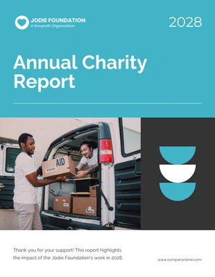 Free  Template: Annual Charity Reports Template