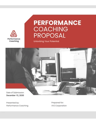 Free  Template: Performance Coaching Proposal Template