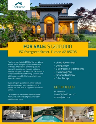 Real Estate Sale Flyer Template