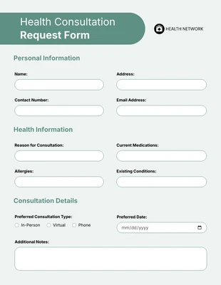 business interactive Template: Patina Employee Emergency Contact Form Template