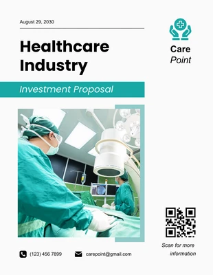 business  Template: Healthcare Investment Proposal Template