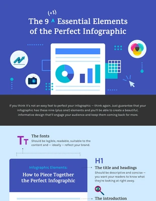 Free  Template: Elements of an Perfect Infographic Template