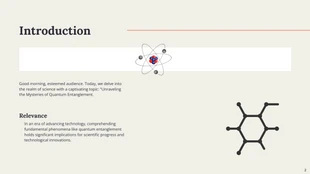 Beige And Yellow Minimalist Science Presentation - Page 2