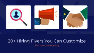 Free  Template: Hiring Flyers Blog Header