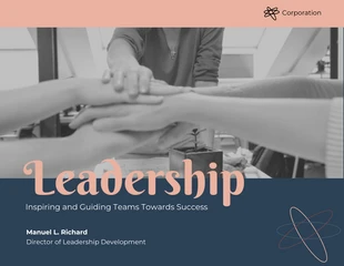 Free  Template: Pickled Bluewood Leadership Presentation Template