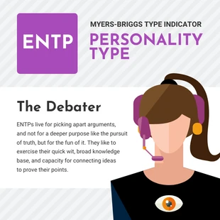 premium  Template: ENTP Personality Type Instagram Post