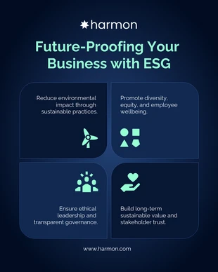 ESG Framework LinkedIn Social Media Template