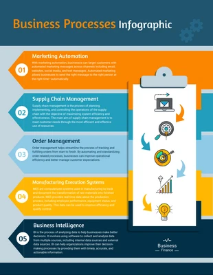 business  Template: Table Infographic Template