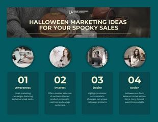 business  Template: Halloween Marketing Ideas Spooky Sales Infographic Template