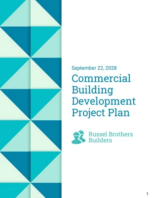 business  Template: Geometric Commercial Development Project Plan Template