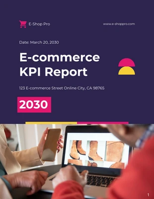 premium  Template: E-commerce KPI Reports Template