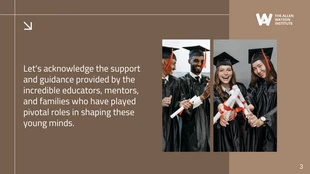 Grey Green and Brown Graduation Presentation - Page 3