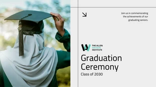 business  Template: Clean Graduation Ceremony Presentation Template