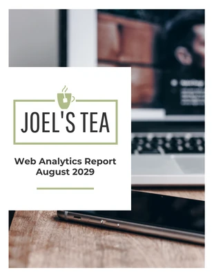 Free  Template: Web Analytics Report Example Template