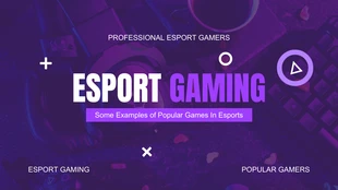 Free  Template: Popular Esport Game Presentation Template