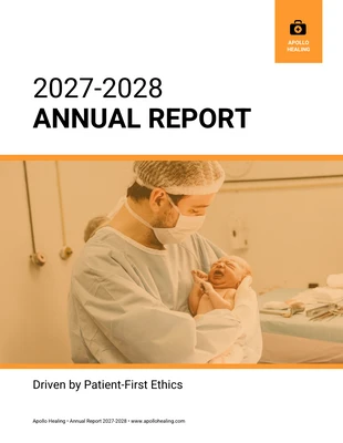 premium  Template: Healthcare Annual Report Template