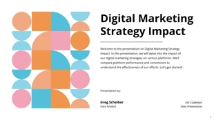 premium  Template: Digital Marketing Strategy Impact Presentation Template