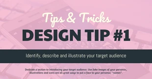 Free  Template: Pink Marketing Plan Facebook Post