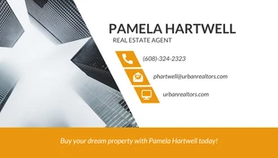 business  Template: Urban Modern Real Estate Business Card