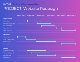 premium  Template: Project Sprint Gantt Chart Example Template