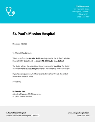 premium  Template: Doctor Letterhead