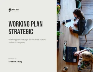 Free  Template: Cararra Strategic Working Plan Template