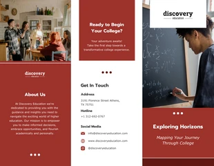 business  Template: College Brochure Template Word