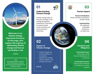 Climate Change Awareness Brochure - Page 2