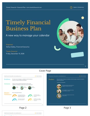 business  Template: Startup Business Financial Plan Template