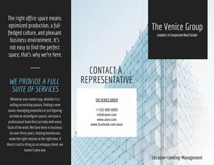 Free  Template: Real Estate Tri Fold Brochure Template