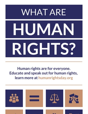 business  Template: Education Human Rights Pinterest Post