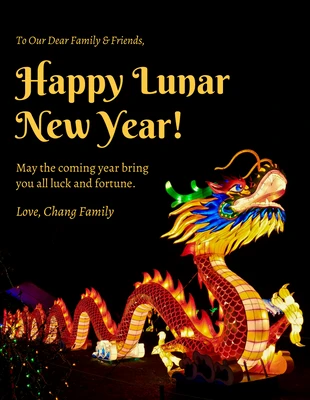 premium  Template: Dragon Chinese New Year Card_new