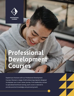 business  Template: Professional Development Course Catalog Template