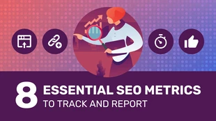 Free  Template: Essential Marketing SEO Metrics Blog Header