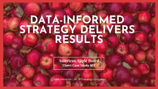 Free  Template: Digital Data Strategy Case Study Presentation Template