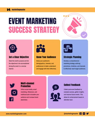 premium  Template: Event Marketing Success Strategies Infographic Template