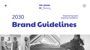 Free  Template: Minimalism Brand Guidelines Presentation Template