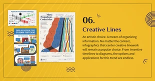 Free  Template: Creative Lines Trend 2023 LinkedIn Post