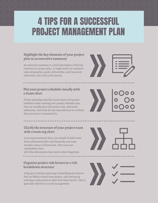 business  Template: Project Management Plan Infographic Template