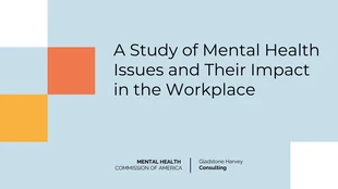 premium  Template: Mental Health Policy Presentation Template