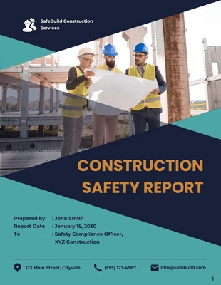 business  Template: Construction Safety Report Template