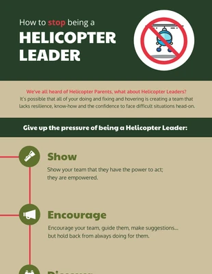 business  Template: Helicopter Leader Human Resources Infographic Template