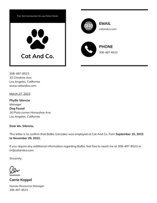 Free  Template: Formal Letterhead