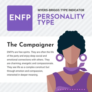 premium  Template: ENFP Personality Type Instagram Post