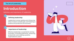 Modern Minimalist Illustrate Leadership Presentation - Page 2