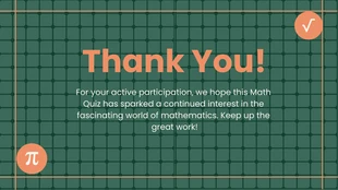 Cream, Green and Orange Minimalist Quiz Math Presentation - Page 5